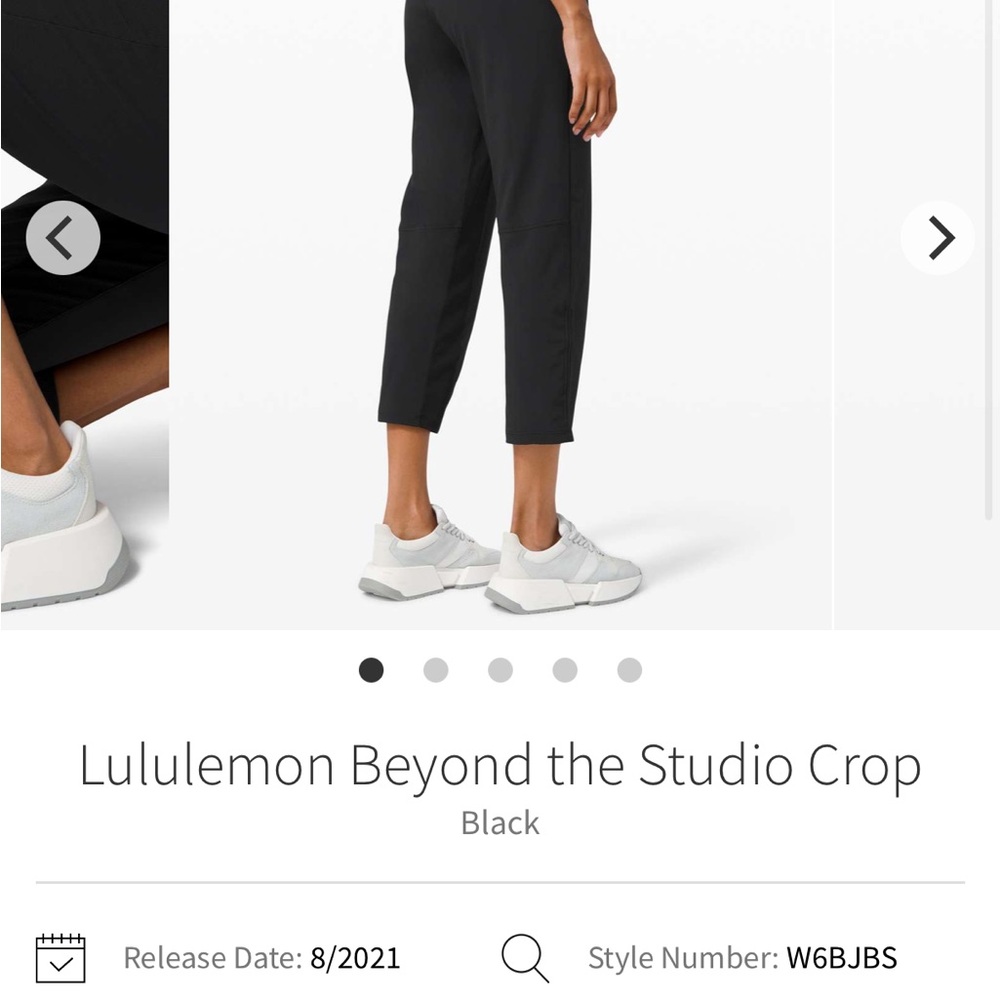 lululemon Beyond the Studio Crop